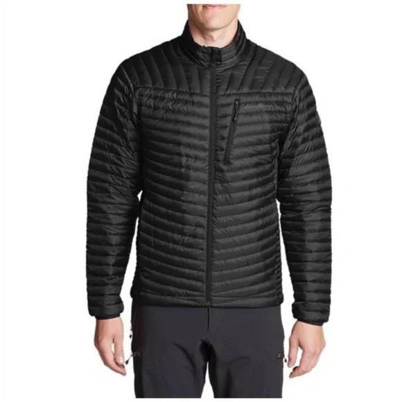 EDDIE BAUER • Black MicroTherm 2.0 Down Jacket - Picture 2 of 5